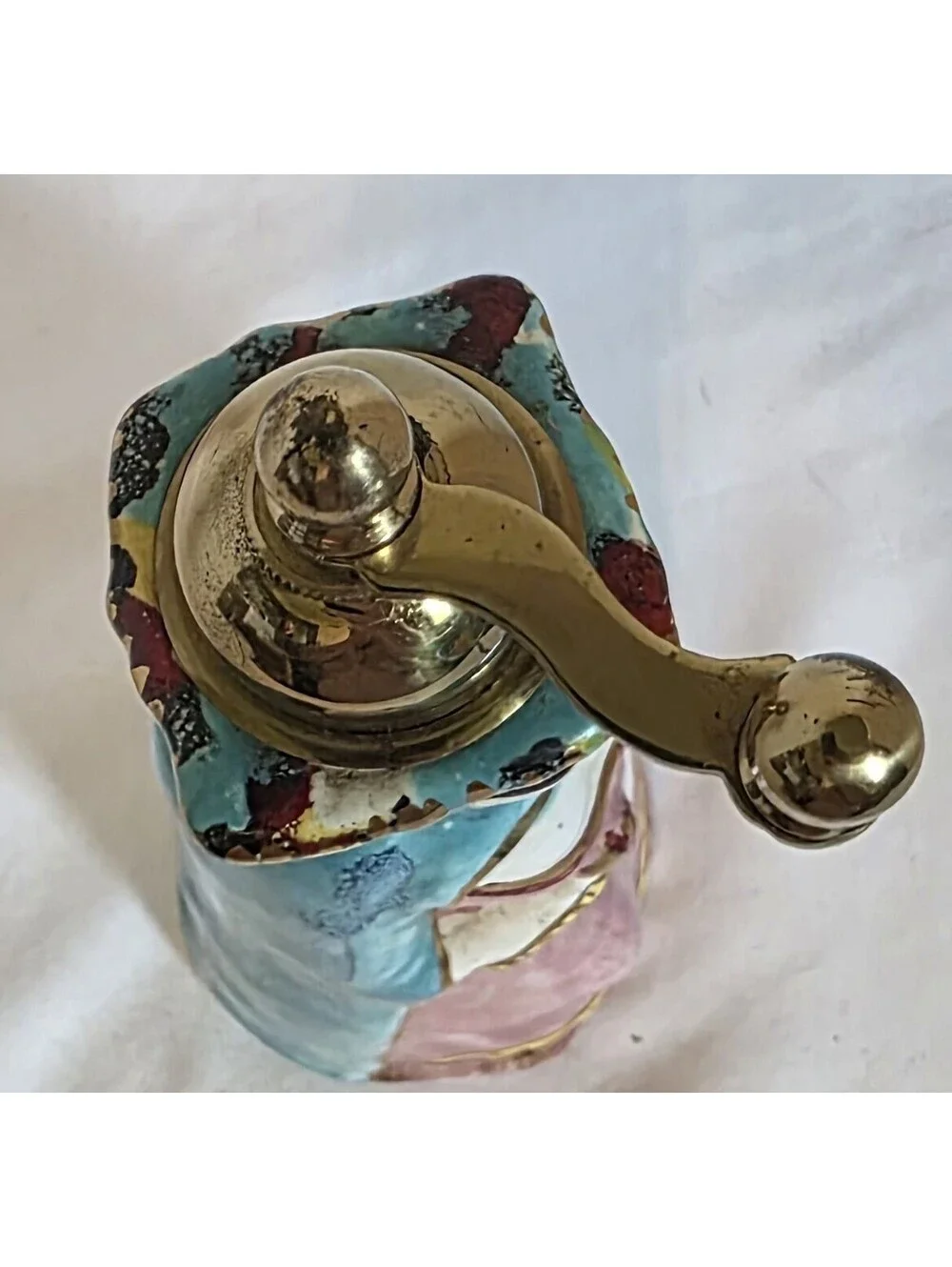 Porcelain / Ceramic Masked Lady Pepper Grinder, Italy